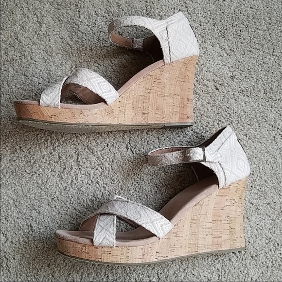 TOMS Sienna cork wedges size 9 - Picture 2 of 5